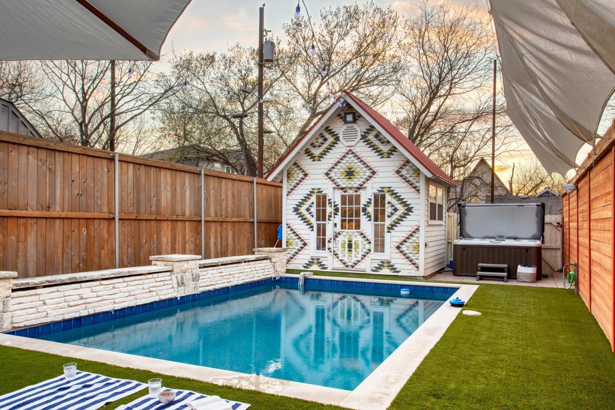 Ramsey By Avantstay Modern Character Home In Austin W Pool Bagian luar foto